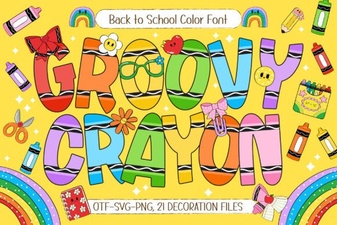 Groovy Crayon Font: Creative Design Ideas & Uses