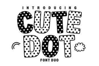 Download the Cute Dot Duo Font for Creative Projects