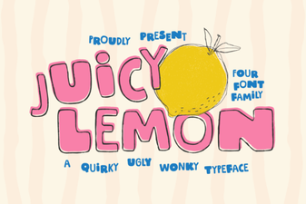 Juicy Lemon Font: a Fresh Design Resource