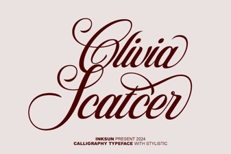 Olivia Scatter Font: Creative Design Ideas